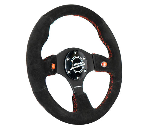NRG- DUAL BUTTON STEERING WHEEL SUEDE NRG- DUAL BUTTON STEERING WHEEL SUEDE
