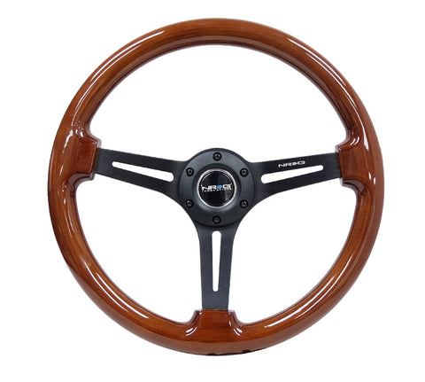NRG 350MM 3" DEEP DISH WITH SLITS WOOD GRAIN NRG 350MM 3" DEEP DISH WITH SLITS WOOD GRAIN