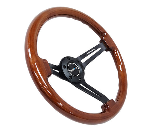 NRG 350MM 3" DEEP DISH WITH SLITS WOOD GRAIN NRG 350MM 3" DEEP DISH WITH SLITS WOOD GRAIN