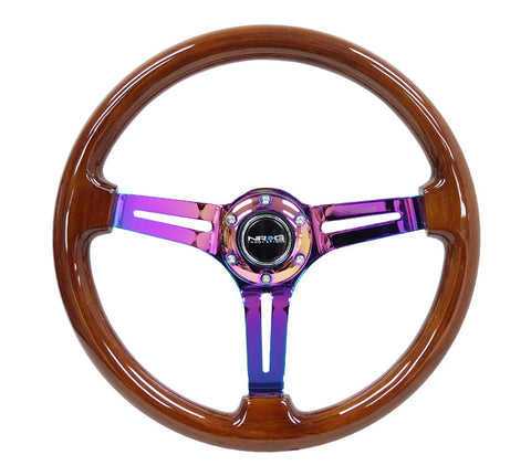 NRG 350MM 3" DEEP DISH WITH SLITS WOOD GRAIN NRG 350MM 3" DEEP DISH WITH SLITS WOOD GRAIN