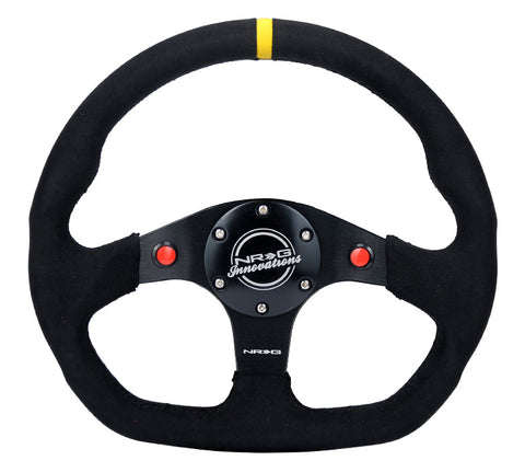 NRG- FLAT BOTTOM STEERING WHEEL ALCANTARA NRG- FLAT BOTTOM STEERING WHEEL ALCANTARA