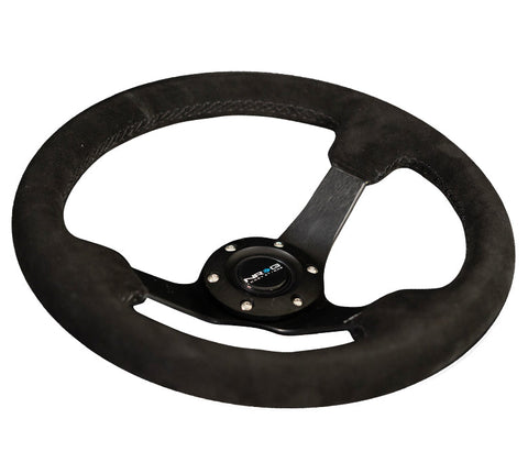NRG 330MM DEEP DISH STEERING WHEEL SUEDE NRG 330MM DEEP DISH STEERING WHEEL SUEDE