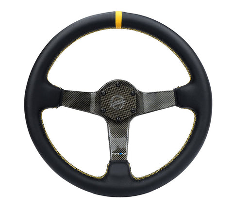 NRG CARBON FIBER COLORED STEERING WHEEL 350MM DEEP DISH NRG CARBON FIBER COLORED STEERING WHEEL 350MM DEEP DISH