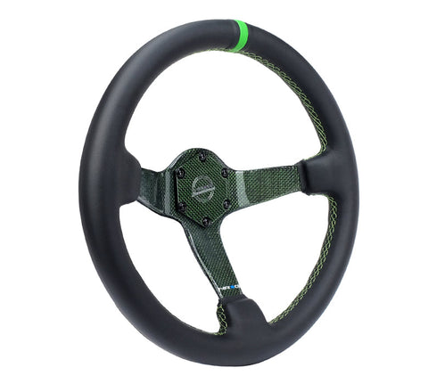NRG CARBON FIBER COLORED STEERING WHEEL 350MM DEEP DISH NRG CARBON FIBER COLORED STEERING WHEEL 350MM DEEP DISH