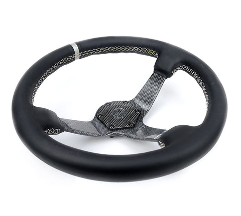 NRG CARBON FIBER COLORED STEERING WHEEL 350MM DEEP DISH NRG CARBON FIBER COLORED STEERING WHEEL 350MM DEEP DISH
