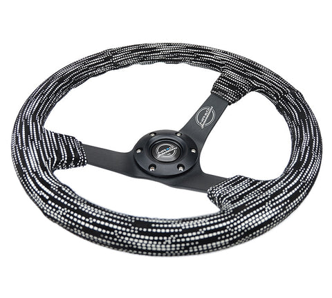 NRG 350MMNRG DEEP DISH STEERING WHEEL SUEDE SOLID SPOKE NRG 350MMNRG DEEP DISH STEERING WHEEL SUEDE SOLID SPOKE