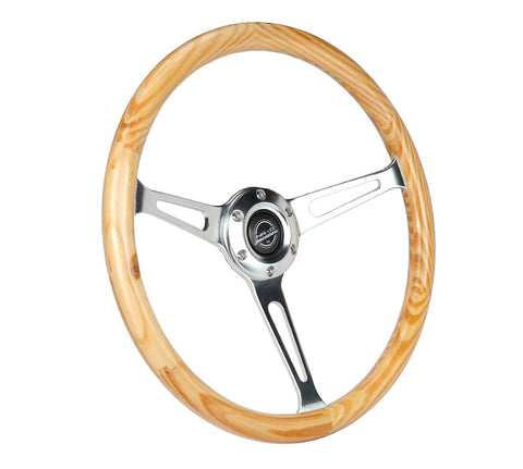 NRG CLASSIC LIGHT WOODGRAIN STEERING WHEEL NRG CLASSIC LIGHT WOODGRAIN STEERING WHEEL