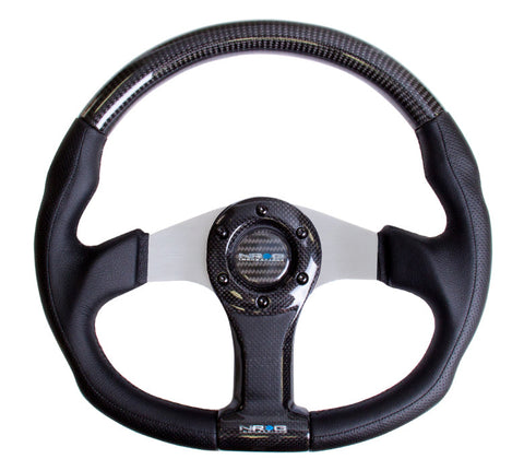 NRG CARBON FIBER STEERING WHEEL OVAL SHAPE NRG CARBON FIBER STEERING WHEEL OVAL SHAPE