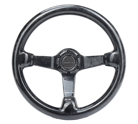 NRG CARBON FIBER STEERING WHEEL 350MM DEEP DISH NRG CARBON FIBER STEERING WHEEL 350MM DEEP DISH
