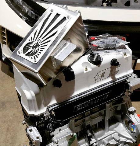 SpeedFactory Racing Rising Sun Angled Catch Can SpeedFactory Racing Rising Sun Angled Catch Can