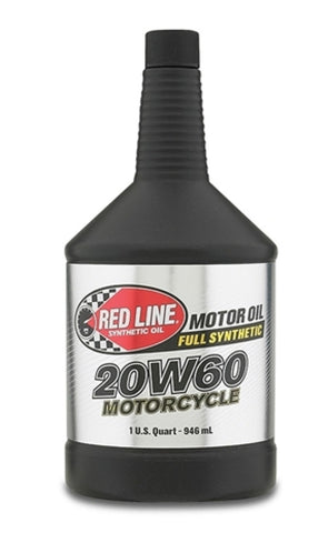 Red Line 20W60 Motorcycle Oil - Quart Red Line 20W60 Motorcycle Oil - Quart
