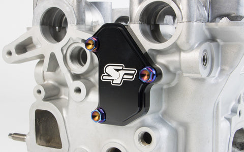 SpeedFactory Racing Billet B-Series VTEC Solenoid Block Off Plate SpeedFactory Racing Billet B-Series VTEC Solenoid Block Off Plate
