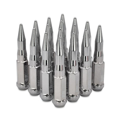 Blox Racing Chrome Bullet Spiked Forged Lug Nut Blox Racing Chrome Bullet Spiked Forged Lug Nut