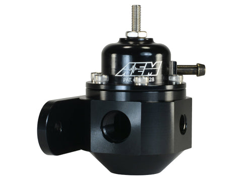 AEM Universal Black Adjustable Fuel Pressure Regulator - 25-302BK AEM Universal Black Adjustable Fuel Pressure Regulator - 25-302BK