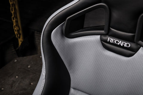 Recaro Cross Sportster ORV Driver Seat - Black Vinyl/Grey Vinyl Recaro Cross Sportster ORV Driver Seat - Black Vinyl/Grey Vinyl