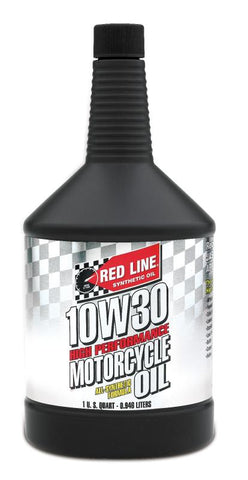 Red Line 10W30 Motorcycle Oil Quart - Case of 12 Red Line 10W30 Motorcycle Oil Quart - Case of 12
