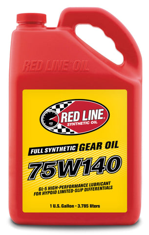 Red Line 75W140 GL-5 Gear Oil - Gallon Red Line 75W140 GL-5 Gear Oil - Gallon