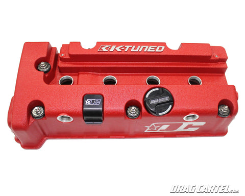 Drag Cartel K-TUNED / DC VALVE COVER - RED Drag Cartel K-TUNED / DC VALVE COVER - RED