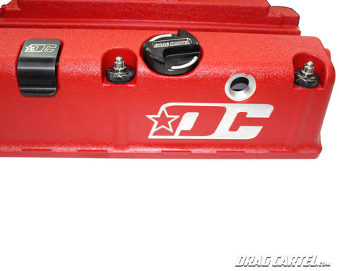 Drag Cartel K-TUNED / DC VALVE COVER - RED Drag Cartel K-TUNED / DC VALVE COVER - RED