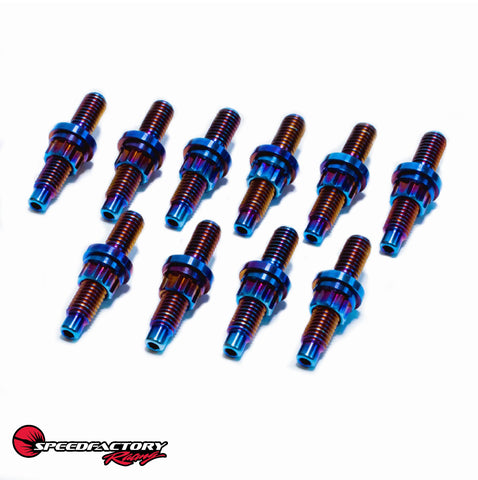 SpeedFactory Racing Honda / Acura Titanium B/D/F/H/J Series Intake/Exhaust Manifold Stud Kits SpeedFactory Racing Honda / Acura Titanium B/D/F/H/J Series Intake/Exhaust Manifold Stud Kits