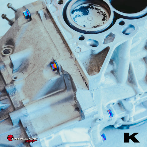 SpeedFactory Racing Titanium Transmission to Engine Bolt Kits SpeedFactory Racing Titanium Transmission to Engine Bolt Kits