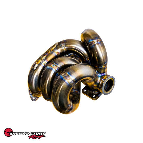 SpeedFactory Racing B / D-Series Bottom Mount Turbo Manifolds SpeedFactory Racing B / D-Series Bottom Mount Turbo Manifolds