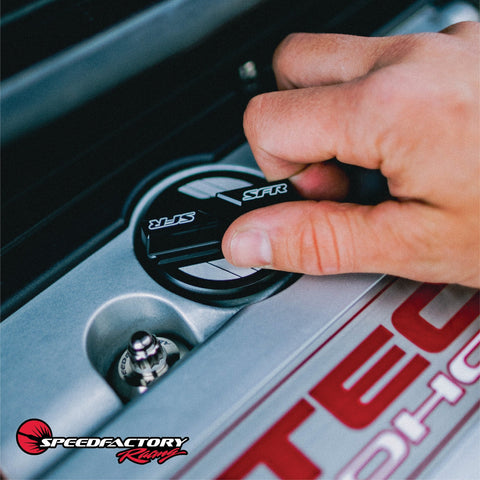 SpeedFactory Racing Divided Grip Billet Engine Oil Cap SpeedFactory Racing Divided Grip Billet Engine Oil Cap