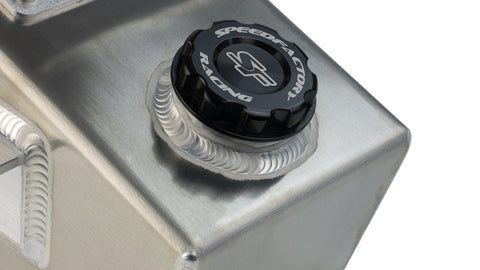 SpeedFactory Racing Right Hand Drive Angled Oil Catch Can with built in Coolant Overflow Tank SpeedFactory Racing Right Hand Drive Angled Oil Catch Can with built in Coolant Overflow Tank