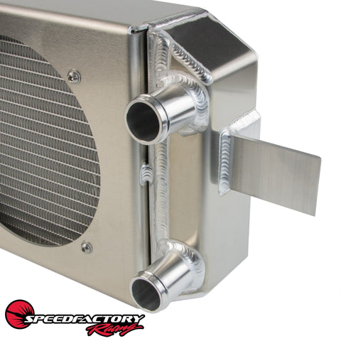 SpeedFactory Racing Aluminum Tucked Radiator SpeedFactory Racing Aluminum Tucked Radiator