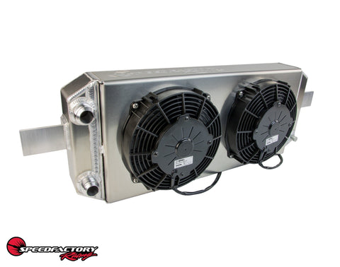 SpeedFactory Racing Aluminum Tucked Radiator SpeedFactory Racing Aluminum Tucked Radiator