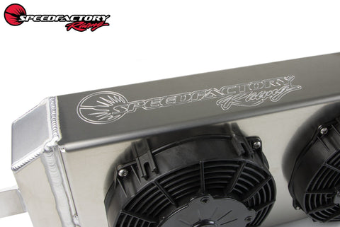 SpeedFactory Racing Aluminum Tucked Radiator SpeedFactory Racing Aluminum Tucked Radiator