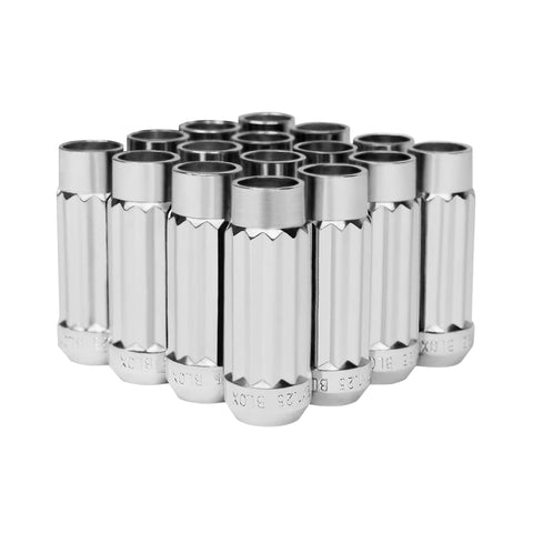 Blox Racing Tuner 12P17 Steel Lug Nuts - 12x1.25 / 12x1.5 - Sets of 16 and 20 Blox Racing Tuner 12P17 Steel Lug Nuts - 12x1.25 / 12x1.5 - Sets of 16 and 20