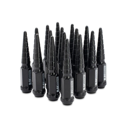 Blox Racing Twist Flat Black Spiked Forged Lug Nut Blox Racing Twist Flat Black Spiked Forged Lug Nut