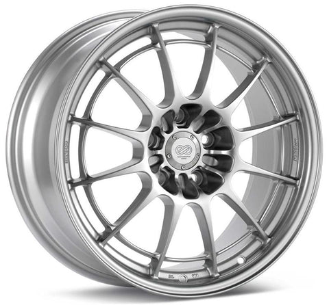 Enkei NT03+M 18x10.5 5x114.3 30mm Offset 72.6mm Bore Silver Wheel