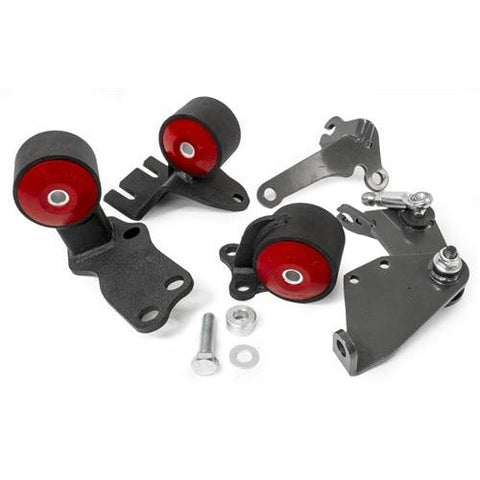 Innovative B-series Steel Engine Mount Kit w/Hydro Transmission - 88-91 Honda Civic/CRX