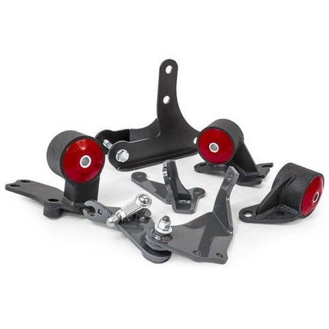 Innovative D-series Steel Engine Mount Kit w/Hydro Transmission - 88-91 Civic/CRX