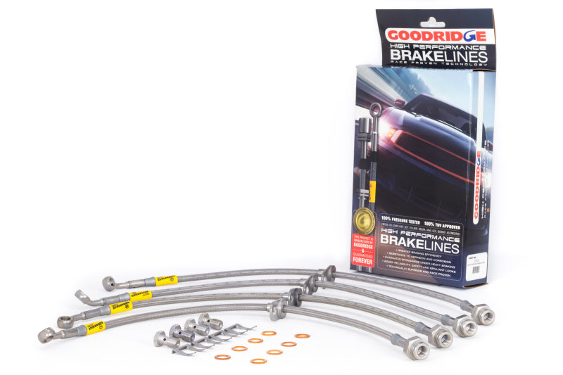 Goodridge 2003-2005 Honda Accord w/ Rear Disc Brake Lines