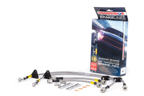 Goodridge 1989-1991 Civic/CRX w/ rear drum Brake Lines