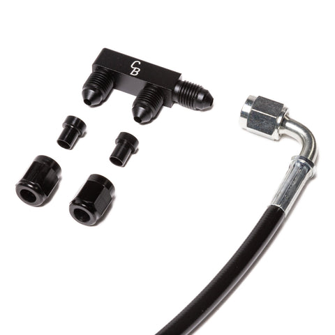 Chase Bays Brake Line Relocation for 94-01 Integra | 92-00 Civic with Single Piston Brake Booster Delete