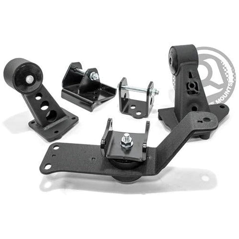 Innovative 00-09 Honda S2000 K-Series Black Steel Mounts 75A W/ Extra Header Clearance