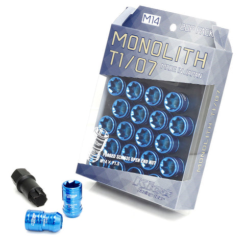 Project Kics Monolith T1/06 Lug Nut Set - 12x1.50