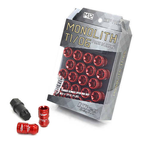 Project Kics Monolith T1/06 Lug Nut Set - 12x1.50