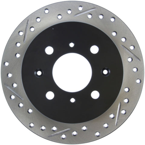 StopTech Drilled & Slotted Rear Rotors - Honda/Acura