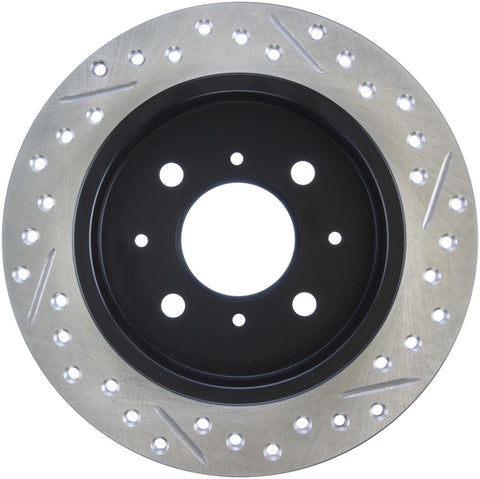 StopTech Drilled & Slotted Rear Rotors - Honda/Acura