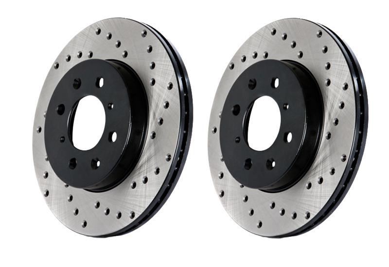 StopTech Drilled Front Rotors - Acura