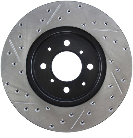 StopTech Drilled & Slotted Front Rotors - Acura