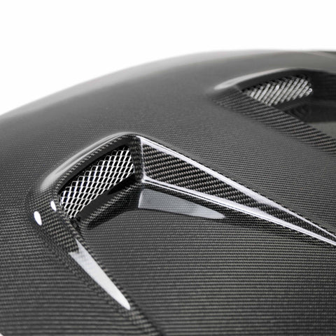 Seibon 2016-2017 Honda Civic Coupe/Sedan/Hatchback MR-Style Carbon Fiber Hood