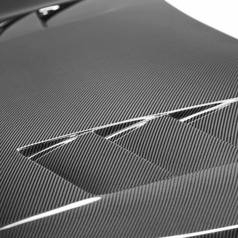 Seibon 2016-2018 Honda Civic Coupe/Sedan/Hatchback TS-Style Carbon Fiber Hood