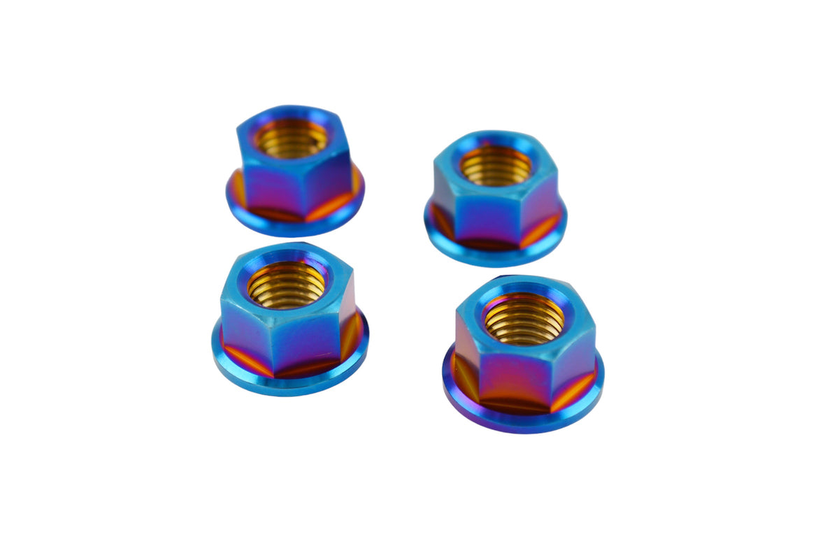 Racewerx Titanium Strut Tower Nut Kit