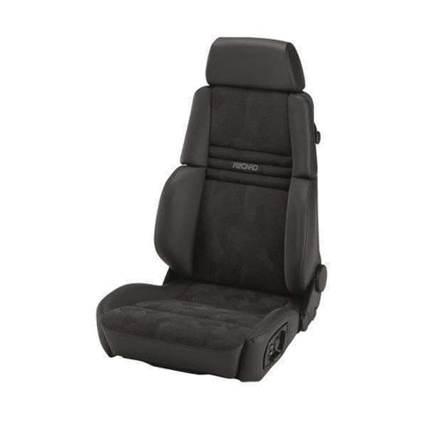 Recaro Orthoped Driver Seat - Black Leather/Black Artista - 058.20.1540-01